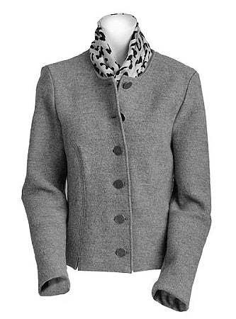 Leopard Essence silk scarf styled with outfit for statement fashion look